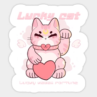 Lucky Cat kawaii Sticker